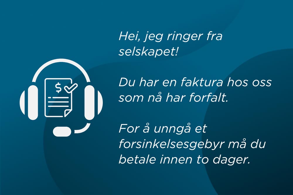 Penger og hodetelefoner-ikon med tekst som beskriver et foreslått bruksområde for Voicebot for utgående anrop